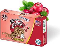 Benny Bullys Mini Chops Smart Pack Beef Liver Plus Cranberry Freeze-Dried Cat Treats, .6-oz box