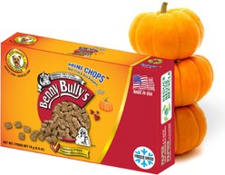 Benny Bullys Mini Chops Smart Pack Beef Liver Plus Pumpkin Freeze-Dried Dog Treats, .6-oz box