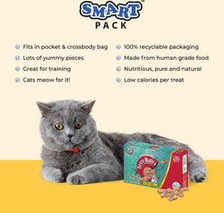 Benny Bullys Mini Chops Smart Pack Salmon & Rosemary Freeze-Dried Cat Treats, .6-oz box slide 2 of 5