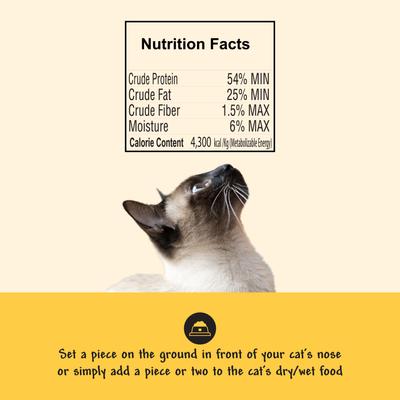 Show full view: Benny Bullys Mini Chops Smart Pack Salmon & Rosemary Freeze-Dried Cat Treats, .6-oz box slide 4 of 6