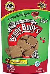 Benny Bullys Plus Beef Liver & Apple Freeze-Dried Dog Treats, 2.1-oz bag slide 2 of 3