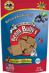 Benny Bullys Plus Beef Liver & Blueberry Freeze-Dried Dog Treats, 2.1-oz bag slide 2 of 3