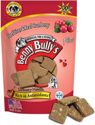 Benny Bullys Plus Beef Liver & Cranberry Freeze-Dried Dog Treats, 2.1-oz bag