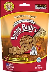 Benny Bullys Turkey Chops Raw Freeze-Dried Dog Treats, 2.1-oz bag