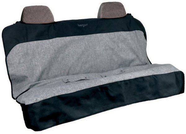 Show full view: Bergan Bucket Car Seat Cover, Grey/Black, 62 x 47-in slide 1 of 3