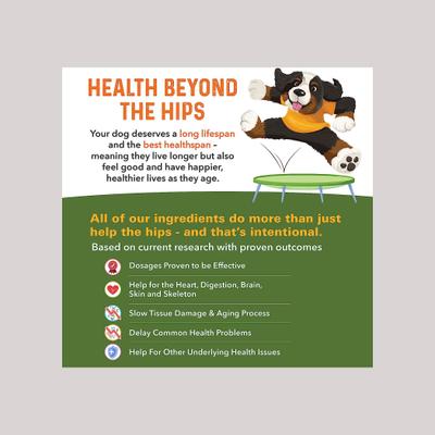 Show full view: Bernie's Healthy Hips Daily Hip & Joint Soft Chews Dog Supplement, 90 count slide 5 of 9