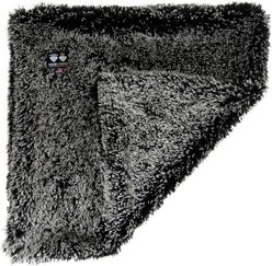 Bessie + Barnie Shag Ultra Plush Faux Fur Reversible Dog & Cat Blanket, Simba, Large