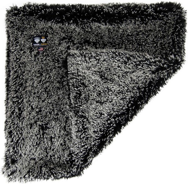 Show full view: Bessie + Barnie Shag Ultra Plush Faux Fur Reversible Dog & Cat Blanket, Simba, Large slide 1 of 4