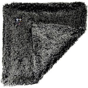 Bessie + Barnie Shag Ultra Plush Faux Fur Reversible Dog & Cat Blanket, Simba, Large