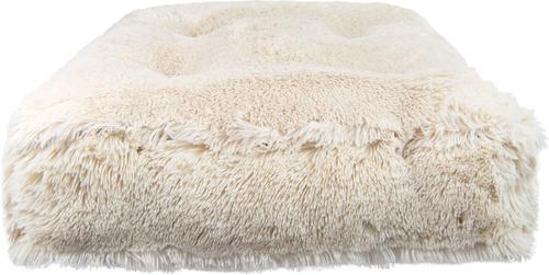 Show full view: Bessie + Barnie Sicilian Rectangle Pillow Dog Bed with Removable Cover, Black, Large slide 4 of 8