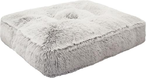 Show full view: Bessie + Barnie Sicilian Rectangle Pillow Dog Bed with Removable Cover, Midnight Blue, X-Large slide 5 of 11