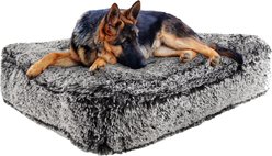 Bessie + Barnie Sicilian Rectangle Pillow Dog Bed with Removable Cover, Midnight Frost, Large slide 2 of 6