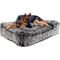Show in main carousel: Bessie + Barnie Sicilian Rectangle Pillow Dog Bed with Removable Cover, Midnight Frost, Large slide 2 of 8