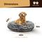 Show in main carousel: Bessie + Barnie Signature Short Shag Luxury Extra Plush Faux Fur Bagel Dog & Cat Bed, Mightnight Frost, Large slide 4 of 10