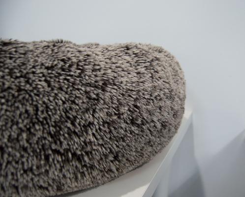 Show full view: Bessie + Barnie Ultra Plush Deluxe Comfort Snuggle Bolster Cat & Dog Bed, Grey, Large slide 5 of 8