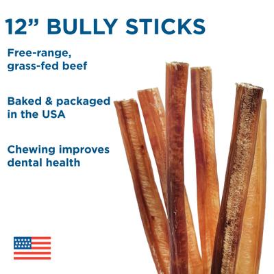 Show full view: Best Bully Sticks 12" Bully Sticks Dog Treats, 10 count slide 4 of 8