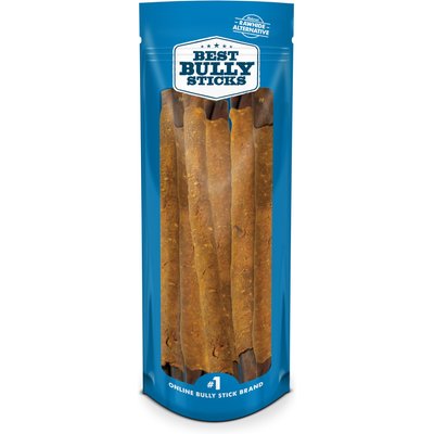 Best Bully Sticks Best Bully Sticks 12-inch Collagen Chicken Wrapped Sticks Dog Treats, 6 count