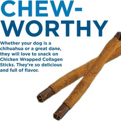 Best Bully Sticks 12-inch Collagen Chicken Wrapped Sticks Dog Treats, 6 count slide 2 of 4