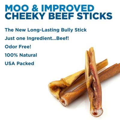Show full view: Best Bully Sticks 6-inch Cheeky Beef Flavored Dog Hard Chews, 20 count slide 6 of 8