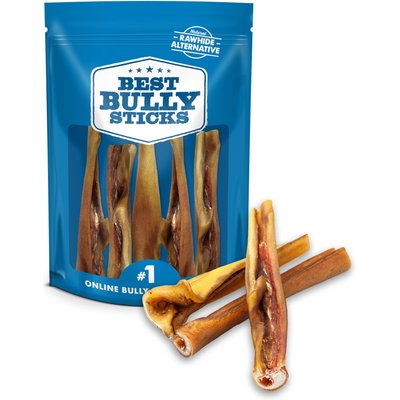 Best Bully Sticks Best Bully Sticks 6-inch Cheeky Beef Flavored Dog Hard Chews, 5 count
