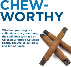 Best Bully Sticks 6-inch Collagen Chicken Wrapped Sticks Dog Treats, 12 count slide 2 of 4