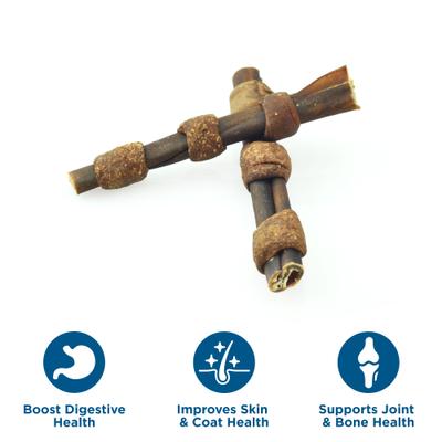 Show full view: Best Bully Sticks 6-in Beef Pork & Chicken Collagen Kabobs Dog Treats, 6 count slide 4 of 7