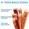 Show in main carousel: Best Bully Sticks 6-in Thick Bully Sticks Dog Treats, 18 count slide 3 of 7