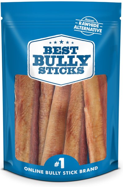 Bully Stick Puppy Swallowed Rawhide 6-Inch Standard Bully Stick