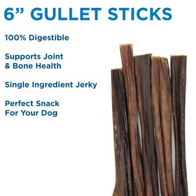 Show full view: Best Bully Sticks Beef Gullet Sticks Dog Chews, 6-in, 25 count slide 4 of 7