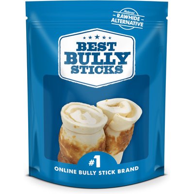 Best Bully Sticks Best Bully Sticks Chicken Beef Cheek Dog Treat, Medium, 2 count