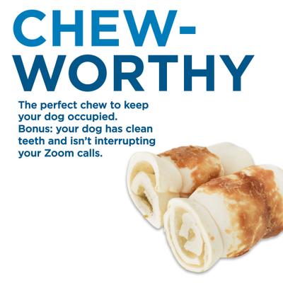 Show full view: Best Bully Sticks Chicken Beef Cheek Dog Treat, Medium, 2 count slide 3 of 7