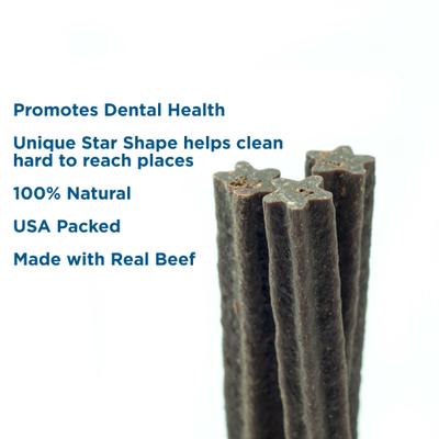Show full view: Best Bully Sticks Doggie Beef Flavored Dental Chew Dog Treats, 20 count slide 6 of 7