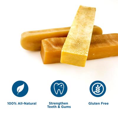 Show full view: Best Bully Sticks Himalayan Golden Yak Cheese Chews Mixed Pack Dog Treats slide 4 of 7