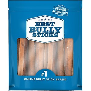 Best Bully Sticks Jumbo Odor Free 6" Bully Sticks Dog Treats, 20 count