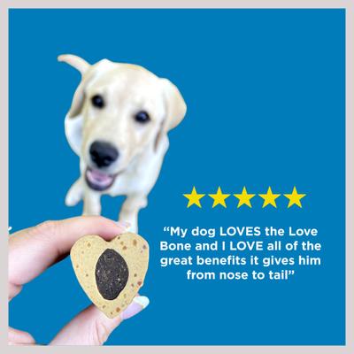 Show full view: Best Bully Sticks Love Bone Chicken Flavored Chew Dog Treats, 12 count slide 5 of 8