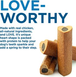 Best Bully Sticks Love Bone Chicken Flavored Chew Dog Treats, 6 count slide 2 of 7
