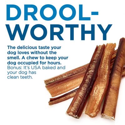 Show full view: Best Bully Sticks Odor Free 6" Bully Stick Dog Treats, 18 count slide 3 of 9