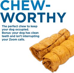 Best Bully Sticks Peanut Butter Beef Cheek Dog Treats, Medium, 2 count slide 2 of 4