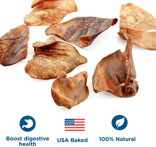 Bully Bunches Pig Ears Natural Dog Chew Treats