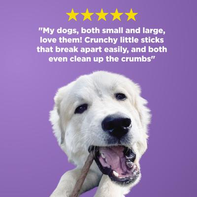 Show full view: Best Bully Sticks Snap Sticks Natural Crunchy Treats, 25 count slide 6 of 7