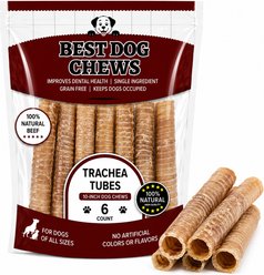 Best Dog Chews 10 to 12-in Trachea Tubes Dog Treats, 6 count