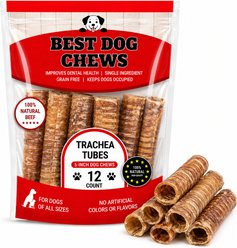 Best Dog Chews 5 to 6-in Trachea Tubes Dog Treats, 12 count