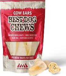 Best Dog Chews 6 to 8-in Cow Ears Dog Treats, 4 count slide 1 of 4