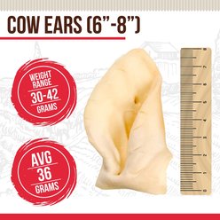Best Dog Chews 6 to 8-in Cow Ears Dog Treats, 4 count slide 2 of 4