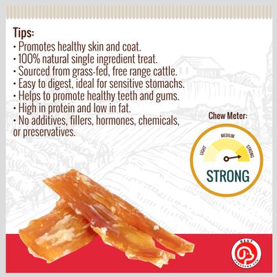 Show full view: Best Dog Chews Backstrap Tendons Beef Flavored Dog Chews, 6 count slide 5 of 8