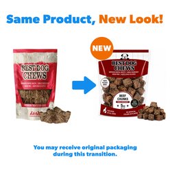 Best Dog Chews Beef Lung Chunks Dog Treats, 5-oz bag slide 2 of 6