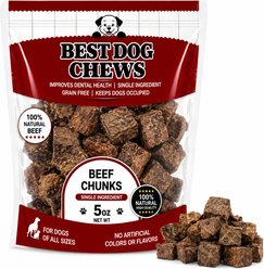Best Dog Chews Beef Lung Chunks Dog Treats, 5-oz bag