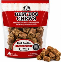 Best Dog Chews Bon Bon Beef Flavored Dog Chews, 16-oz pouch