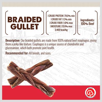 Show full view: Best Dog Chews Braided Gullet Beef Flavored 12-in Dog Chews, 2 count slide 4 of 7