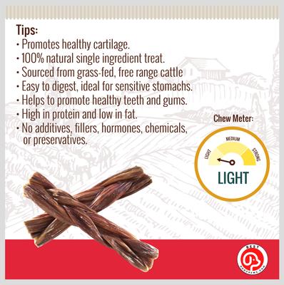 Show full view: Best Dog Chews Braided Gullet Beef Flavored 6-in Dog Chews, 6 count slide 5 of 8